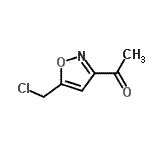 CAS 登录号：93422-80-1， 1-[5-(氯甲基)-1,2-恶唑-3-基]乙酮