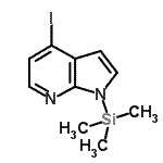CAS#: 934388-22-4, 4-Iodo-1-(trimethylsilyl)-1H-pyrrolo[2,3-b]pyridine