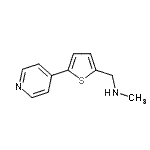 CAS#: 934570-47-5, N-Methyl-1-[5-(4-pyridinyl)-2-thienyl]methanamine