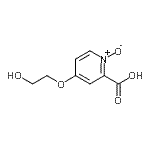 CAS#: 93483-95-5, 4-(2-Hydroxyethoxy)-2-pyridinecarboxylic acid 1-oxide