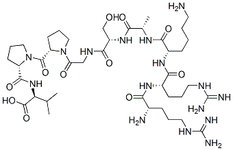 CAS#: 93511-94-5, Arginyl-arginyl-lysyl-alanyl-seryl-glycyl-prolyl-prolyl-valine