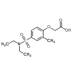 CAS#: 93568-54-8, [4-(Diethylsulfamoyl)-2-methylphenoxy]acetic acid