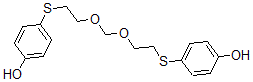 CAS#: 93589-69-6, 4,4'-(Methylenebis(oxy-2,1-ethanediylthio))bisphenol