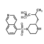 CAS 登录号：936233-01-1， 5-{[(3S)-3-异丁基-1-哌嗪基]磺酰基}异喹啉二盐酸盐