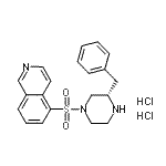 CAS#: 936233-03-3, 5-{[(3S)-3-Benzyl-1-piperazinyl]sulfonyl}isoquinoline dihydrochloride
