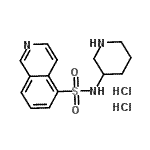 CAS 登录号：936233-06-6， N-(3-哌啶基)-5-异喹啉磺酰胺二盐酸盐