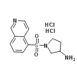 CAS#: 936233-12-4, 1-(5-Isoquinolinylsulfonyl)-3-pyrrolidinamine dihydrochloride