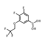 CAS 登录号：936250-24-7， [3,4-二氟-5-(2,2,2-三氟乙氧基)苯基]硼酸