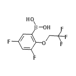 CAS 登录号：936250-26-9， [3,5-二氟-2-(2,2,2-三氟乙氧基)苯基]硼酸