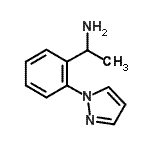 CAS#: 936940-55-5, 1-[2-(1H-Pyrazol-1-yl)phenyl]ethanamine