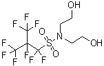 CAS 登录号：93762-12-0， 1,1,2,3,3,3-六氟-N,N-二(2-羟基乙基)-2-(三氟甲基)-1-丙烷磺酰胺