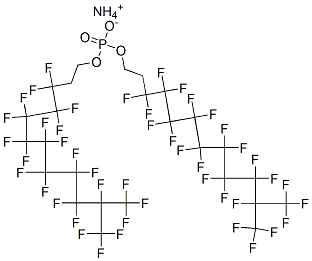 CAS 登录号：93776-25-1， 双[9-(三氟甲基)全氟癸基乙基]磷酸酯铵盐