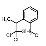 CAS 登录号：93776-57-9， {1,1-二氯-2-[2-(氯甲基)苯基]丙基}硅烷