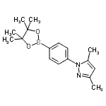 CAS 登录号：937796-06-0， 3,5-二甲基-1-[4-(4,4,5,5-四甲基-1,3,2-二氧杂环戊硼烷-2-基)苯基]-1H-吡唑