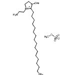 CAS 登录号：93783-25-6， 1-(2-氨基乙基)-2-十七烷基-3-甲基咪唑烷-1-鎓甲基硫酸盐