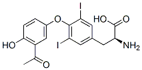 CAS 登录号：93800-43-2， 3'-乙酰基-3,5-二碘甲状腺素