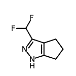 CAS 登录号：938022-30-1， 3-(二氟甲基)-1,4,5,6-四氢环戊烯并[c]吡唑