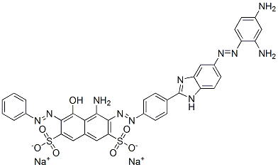 CAS#: 93803-35-1, Disodium 4-Amino-3-[[4-[5-[(2,4-Diaminophenyl)Azo]-1H-Benzimidazol-2-Yl]Phenyl]Azo]-5-Hydroxy-6-(Phenylazo)Naphthalene-2,7-Disulphonate