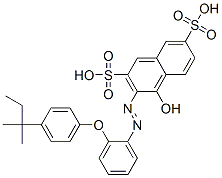 CAS#: 93804-35-4, 4-Hydroxy-3-[[2-[4-(Tert-Pentyl)Phenoxy]Phenyl]Azo]Naphthalene-2,7-Disulphonic Acid