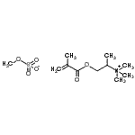 CAS#: 93842-93-4, 1-(Methacryloyloxy)-N,N,N-trimethyl-2-propanaminium methyl sulfate