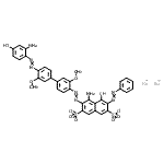 CAS 登录号：93857-57-9， 二钠4-氨基-3-({4'-[(2-氨基-4-羟基苯基)偶氮]-3,3'-二甲氧基-4-联苯基}偶氮)-5-羟基-6-(苯基偶氮)-2,7-萘二磺酸酯
