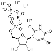 CAS 登录号：93882-11-2， 5-溴-尿苷 5'-(四氢三磷酸酯)四锂盐