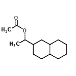 CAS 登录号：93893-51-7， 1-(十氢-2-萘基)乙基乙酸酯