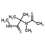 CAS 登录号：939027-31-3， 2-[乙烷硫代基(甲基)氨基]-N,2-二甲基丙烷硫代酰胺