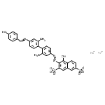 CAS 登录号：93918-04-8， 二钠4-羟基-3-({4'-[(4-羟基苯基)偶氮]-2,2'-二甲基-4-联苯基}偶氮)-2,7-萘二磺酸酯