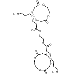 CAS 登录号：93918-33-3， 1,2-乙二基二{[(5-丁基-2,8-二氧代-1,9-二氧杂-4,6-二硫杂-5-锡杂环十一烷n-5-基)硫基]乙酸酯}