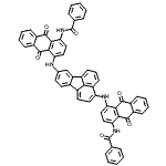 CAS#: 93918-41-3, N,N'-{3,8-Fluoranthenediylbis[imino(9,10-dioxo-9,10-dihydroanthracene-4,1-diyl)]}dibenzamide