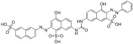 CAS#: 93919-34-7, 4-Hydroxy-7-[[[[5-Hydroxy-6-(Phenylazo)-7-Sulpho-2-Naphthyl]Amino]Carbonyl]Amino]-2-[(7-Sulpho-2-Naphthyl)Azo]Naphthalenesulphonic Acid