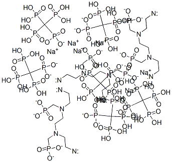 CAS 登录号：93919-75-6， [1,2-乙烷二基二[[(膦酰甲基)亚氨基]-2,1-乙二基次氮基二(亚甲基)]]四-膦酸六钠盐