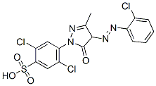 CAS#: 93920-40-2, 2,5-Dichloro-4-[4-[(2-Chlorophenyl)Azo]-4,5-Dihydro-3-Methyl-5-Oxo-1H-Pyrazol-1-Yl]Benzenesulphonic Acid