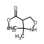 CAS 登录号：93938-82-0， 甲基3,3-二甲基-1,2-恶唑烷-4-羧酸酯
