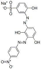CAS#: 93939-97-0, Sodium 3-[[2,4-Dihydroxy-3-[(4-Nitrophenyl)Azo]Phenyl]Azo]-4-Hydroxybenzenesulphonate