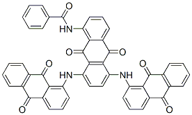 CAS#: 93940-16-0, N-[5,8-Bis[(9,10-Dihydro-9,10-Dioxo-1-Anthryl)Amino]-9,10-Dihydro-9,10-Dioxo-1-Anthryl]Benzamide