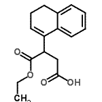 CAS#: 93940-32-0, 3-(3,4-Dihydro-1-naphthalenyl)-4-ethoxy-4-oxobutanoic acid