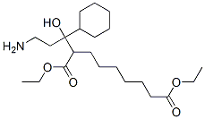 CAS 登录号：93942-58-6， 2-(3-氨基-1-环己基-1-羟基丙基)壬二酸二乙酯