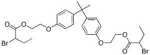 CAS#: 93962-69-7, 2-Bromo-Butanoic Acid (1-Methylethylidene)Bis(4,1-Phenyleneoxy-2,1-Ethanediyl) Ester