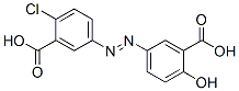 CAS 登录号：93964-55-7， 5-[(3-羧基-4-氯苯基)偶氮]水杨酸