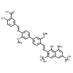 CAS 登录号：93964-57-9， 5-({4'-[(8-氨基-1-羟基-3,6-二磺基-2-萘基)偶氮]-3,3'-二甲氧基-4-联苯基}偶氮)-2-羟基苯甲酸