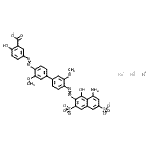 CAS 登录号：93964-58-0， 钠氢5-({4'-[(8-氨基-1-羟基-3,6-二磺酸-2-萘基)偶氮]-3,3'-二甲氧基-4-联苯基}偶氮)-2-羟基苯甲酸酯(2:1:1)