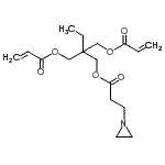 CAS#: 93965-18-5, 2-[(Acryloyloxy)methyl]-2-({[3-(1-aziridinyl)propanoyl]oxy}methyl)butyl acrylate