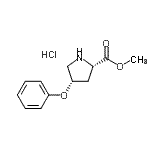 CAS 登录号：93967-76-1， 甲基(4S)-4-苯氧基-L-脯氨酸酯盐酸盐(1:1)