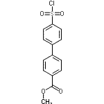 CAS 登录号：939761-04-3， 甲基4'-(氯磺酰基)-4-联苯羧酸酯