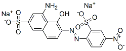 CAS 登录号：93980-77-9， 4-氨基-5-羟基-6-[(4-硝基-2-磺酸基苯基)偶氮]萘-2-磺酸二钠