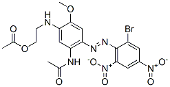 CAS#: 93980-92-8, 2-[[5-Acetamido-4-[(2-Bromo-4,6-Dinitrophenyl)Azo]-2-Methoxyphenyl]Amino]Ethyl Acetate