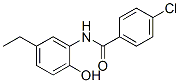 CAS 登录号：93982-98-0， 4-氯-N-(5-乙基-2-羟基苯基)苯甲酰胺