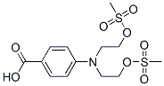 CAS 登录号：93985-39-8， 4-(双(2-甲基磺酰基氧基乙基)氨基)苯甲酸